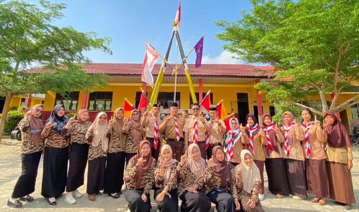 Bentuk Mental Kedisiplinan, SDN Purwodadi Simpang Menggelar Kegiatan Persami