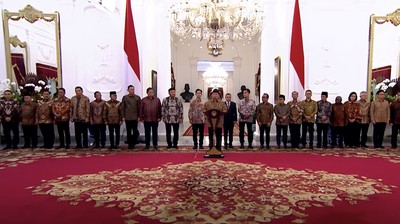 Daftar Lengkap Kabinet Merah Putih Prabowo-Gibran