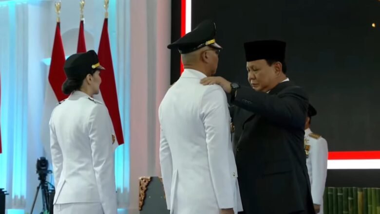 Rahmat Mirzani Djausal dan Jihan Nurlela Resmi Dilantik sebagai Gubernur dan Wakil Gubernur Lampung oleh Presiden Prabowo