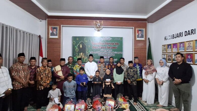 Kapolsek Panjang Hadiri Buka Puasa Bersama Uspika dan Anak Yatim