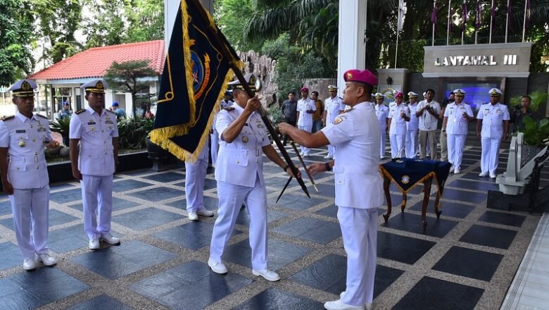 Serah Terima Jabatan Komandan Lanal Lampung di Lantamal III Jakarta