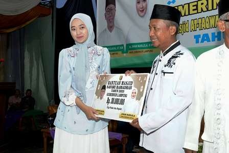 Wagub Jihan Nurlela Safari Ramadhan Lampung Timur