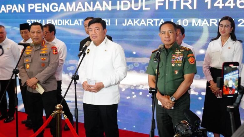 Panglima TNI Tekankan Sinergi Pengamanan Idul Fitri 1446 H Bersama Polri