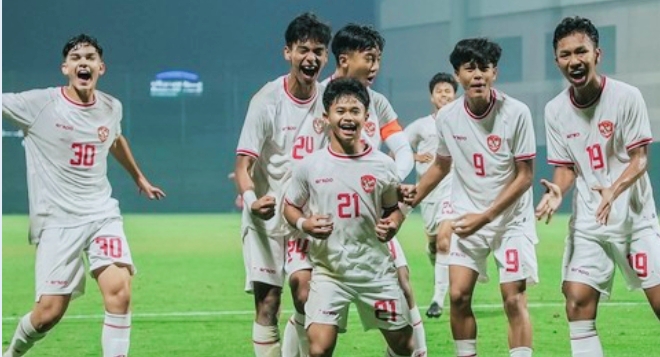 Evandra Bawa Indonesia U-17 Taklukkan Korea Selatan di Piala Asia 2025