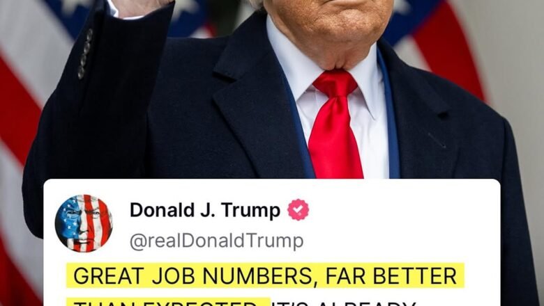 Trump Soroti Lonjakan Lapangan Kerja: “Jauh Lebih Baik dari yang Diharapkan”