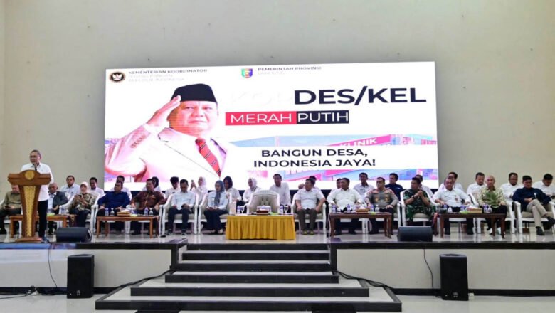 Menko Pangan Luncurkan Koperasi Merah Putih di Lampung, Dorong Ekonomi Desa