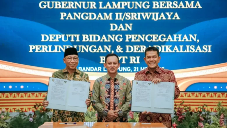 Pemprov Lampung Hibahkan 85 Hektare Lahan untuk Pembentukan Kodam Baru