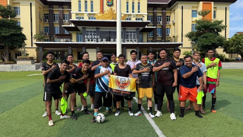 SIKAMBHARA Gelar Fun Mini Soccer di Mapolda Lampung, Bangun Sportivitas dan Kebersamaan