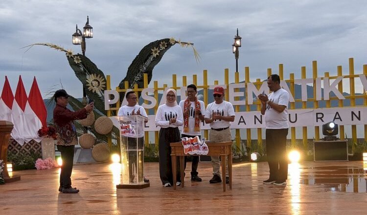 Wagub Lampung Resmikan Pasar Tematik Jelajah Danau Ranau di Lampung Barat